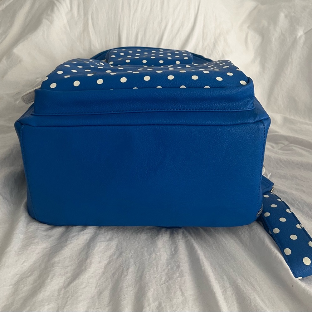 đź‘‘âś…PRICE FIRMâś…Large Blue Polka Dot Backpack - Picture 5 of 14